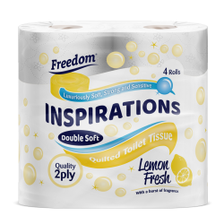 Inspirations 4 Pack Lemon Fresh 2 Ply