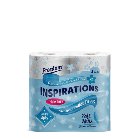 Inspirations 4 Pack Soft White 3 Ply